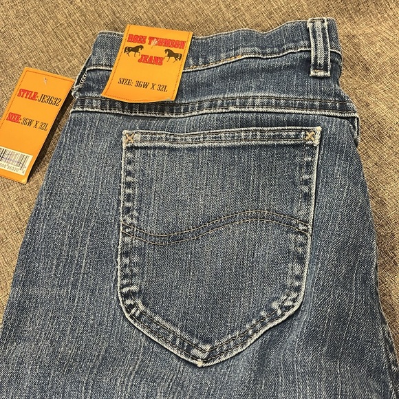 NWT Men’s Ross Thomson 5 pocket Jeans 36WX32L - Picture 3 of 5